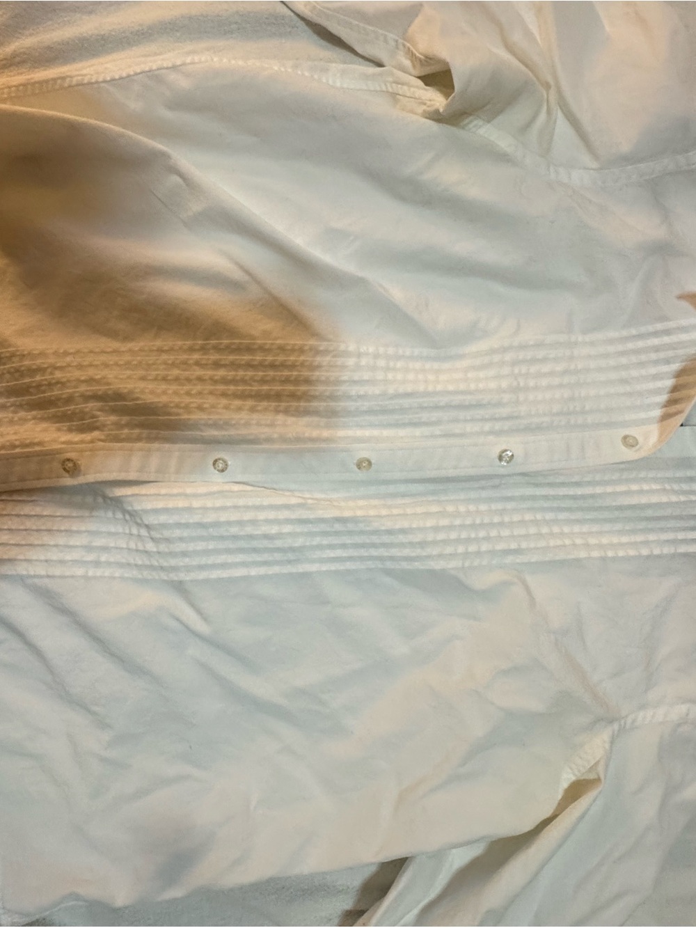 Lauren Ralph Lauren White 100% Cotton Button Down Shirt Size L - Picture 4 of 4